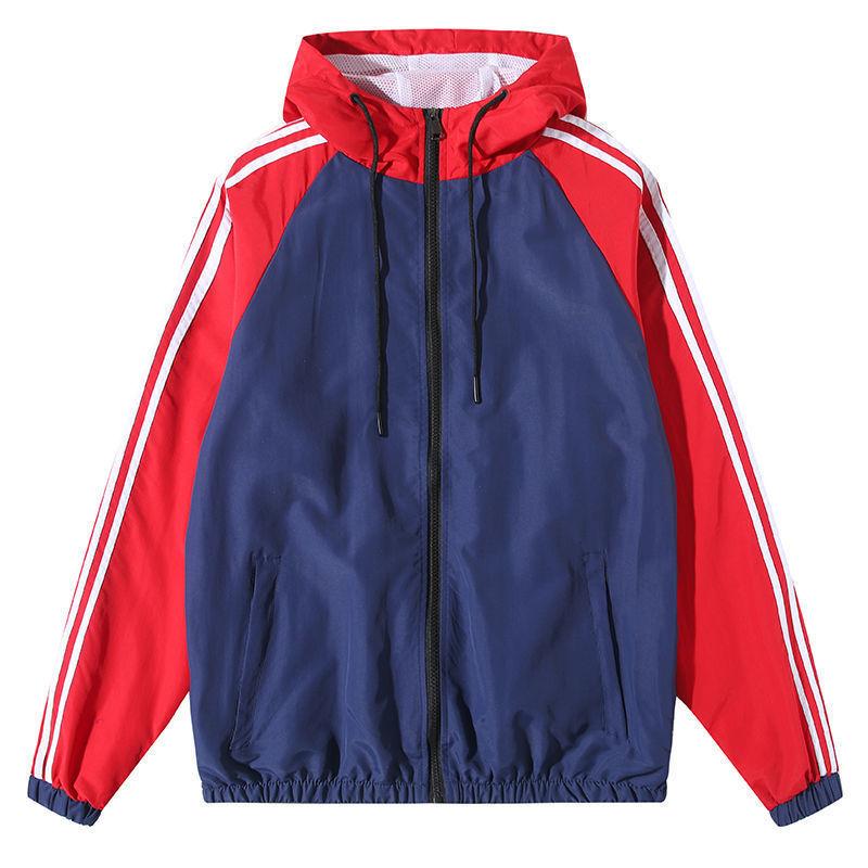 Jacket Men's 2021 Spring and Autumn New Student Trend Hooded Jacket