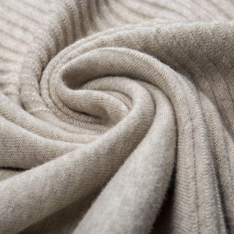 Autumn and Winter Long Thick A-line Knitted Dress Women Loose Pullover Sweater Dress Bottoming Wool Sweater