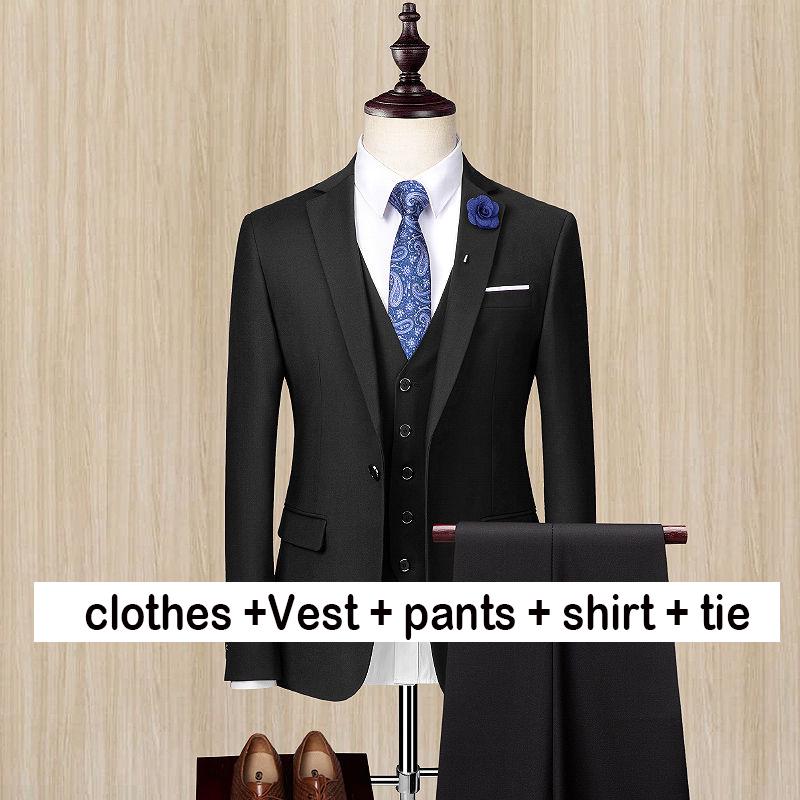 Men's Suit Suit Men's Business Dress Wedding Clothing Plus Size Men's Clothing Suit