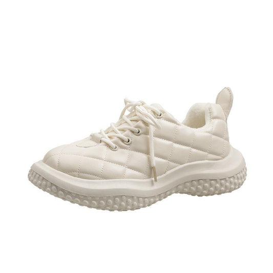 Snow Boots Women's Outer Wear Plus Velvet Thickening Winter Warm Thick-soled Non-slip Cotton Shoes