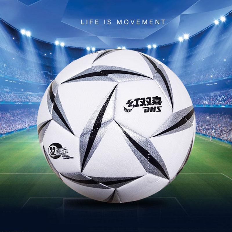 Size 5 PU Leather Soccer Ball Wearable Soccer Training and Competition Football Sporting Goods