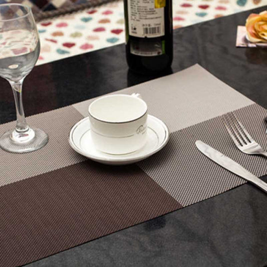 18 Kinds of Washable Table Mats Non-slip Heat-insulation PVC Placemat for Dining Table Kitchen Accessories