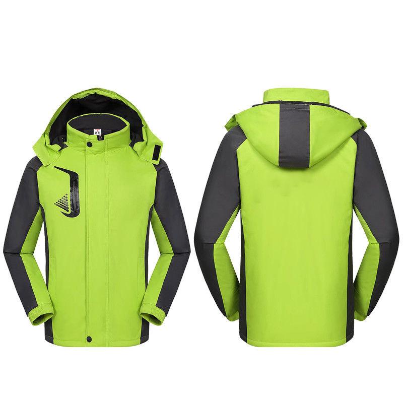 Winter Hooded Jackets Windproof Wearable Mountaineering Jacket Thicken Warm Waterproof Ski Jacket Outdoor Sports