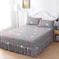 Fashion Printing Mattress Cover Non-slip Fitting Sheet Queen Bed Mattress Cover Breathable Dust Cover