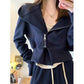 Women's Sports Suit Autumn Retro Royal Sister Fried Street Temperament Sweater Casual Suit Hooded Cardigan Sweater Jogging Trousers Two-piece Set