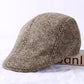 Autumn Winter Men's Plaid Cotton Peaked Cap Middle-aged Elderly Warm Cold-proof Beret Winter Dad Casual Outdoor Sun Hat Painter Hat