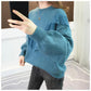 Casual Style Sweater Spring and Autumn Loose Lace Trim Bottoming Shirt Fashion Simple Female Top