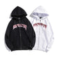Hooded Sweater Men's Street Hip-hop Loose Spring and Autumn Print Hoodie Couple Jacket