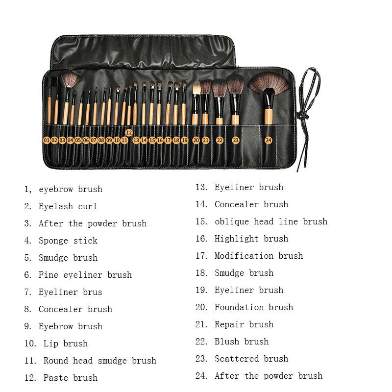 32pcs Professional Soft Cosmetic Eyebrow Shadow Makeup Brush Set Kit