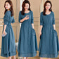 2020 Women Summer Style Vestido Cotton Casual Plus Size Ladies Dress Casual Linen Dress Dress