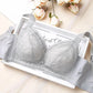 Women's Sexy Lace Large Size Underwear for Big Breasts Comfortable Adjustable Ultrathin Bra Female Full Cup Underwear Gather No Steel Ring Brassiere