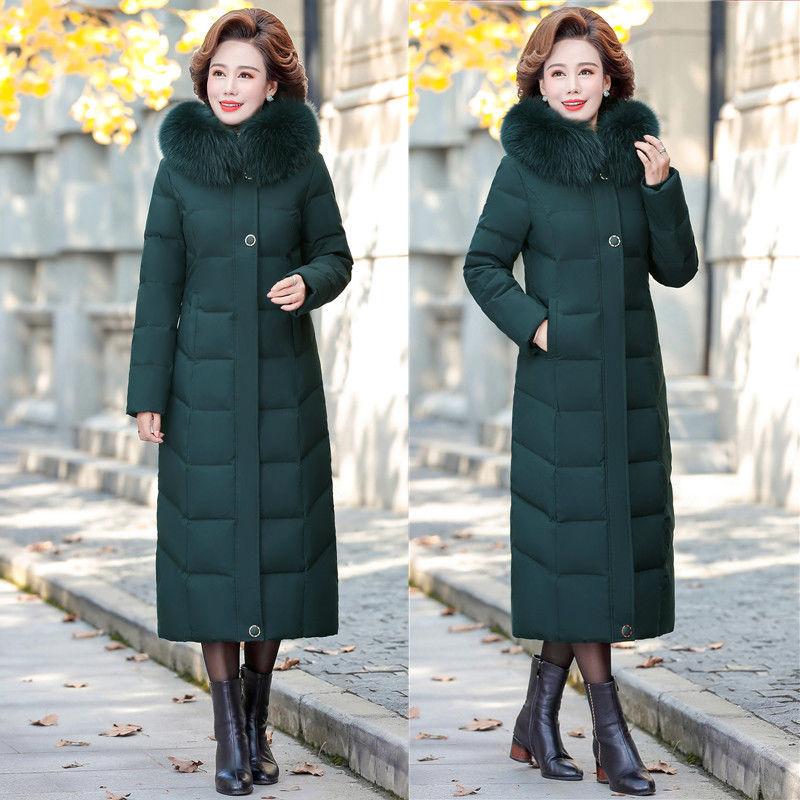 Middle-aged and Elderly Women's Cotton-padded Jacket Loose Plus Fertilizer Plus Size Winter Jacket Thickened Cotton Jacket