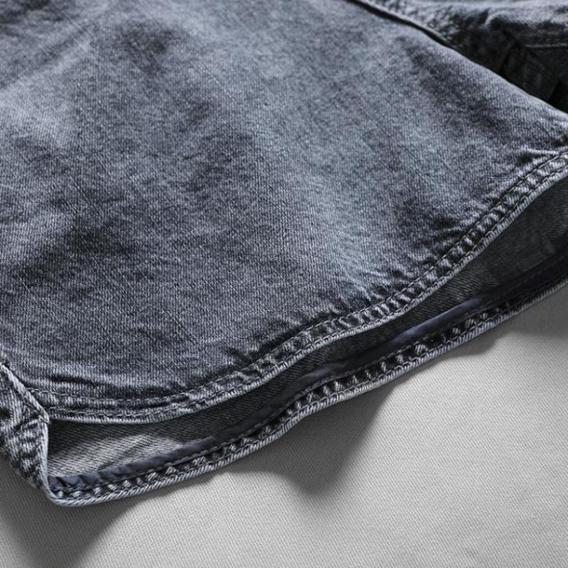 Women's Denim Shorts Summer Loose High Waist Elastic Waist Korean Style A-line Pants Casual Sports Wear Thin Shorts