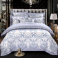 Luxury European Bedding Sets Embroidery Egyptian Bedlinens Duvet Cover Bedsheet Pillow
