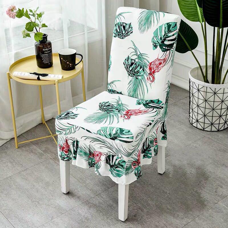 Printing chair cover Slipcovers  Removable Dining seat Covers Hotel Banquet restaurant