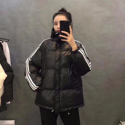 Down Padded Jacket Women Autumn and Winter Padded Jacket Loose Thick Padded Jacket