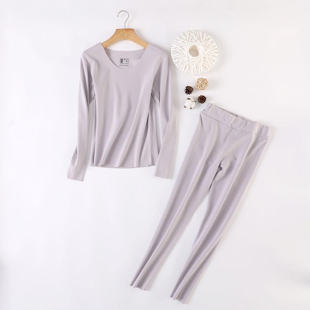 Thermal Underwear Women Seamless Self-heating Women's Autumn Clothes Long Trousers Dejia Velvet Thickening Tights Suit Winter