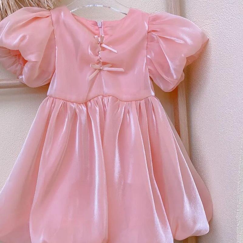 Children's Clothes Princess Dress Girls Muyun Yarn Dress Western Style Children's Puff Sleeve Skirt Summer