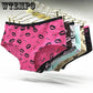 6 Pcs/Lot Funny Cartoon Prints Lady Panties Women Underwear Cute lipsbreathable Briefs