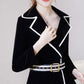 Autumn and winter large size Woman's clothing Long sleeve Windbreaker trend wild Wooren coat