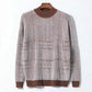 Autumn Sweater Men's Half High Collar Imitation Mink Wool Thick Warm Fashion Sweater Winter Korean Loose Personality