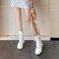 Women's Summer Thin Martin Boots All-match British Style Breathable Single Boots Mesh Cutout Boots