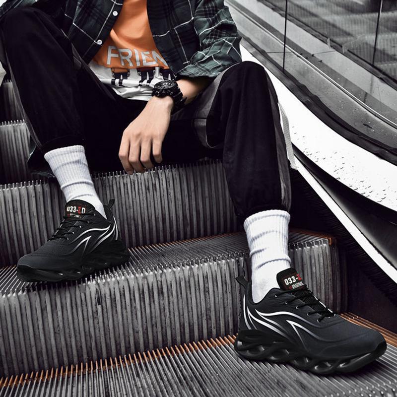 Men's Shoes Spring Casual Sports Shoes Men's Thick-soled All-match Casual Breathable Running Shoes