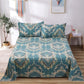 Thick Cotton Old Coarse Cloth Sheets Three-piece Bedding Coarse Cloth Sheets Three-piece Pillowcase Double Bed Single Good Air Permeability