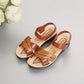 Women's Summer Sandals Flat Low Heel Non-slip Wear-resistant Sandals Outdoor