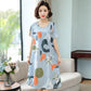 Cotton Silk Dress Female Summer Wear Short-sleeved Fashion Big Sleepers