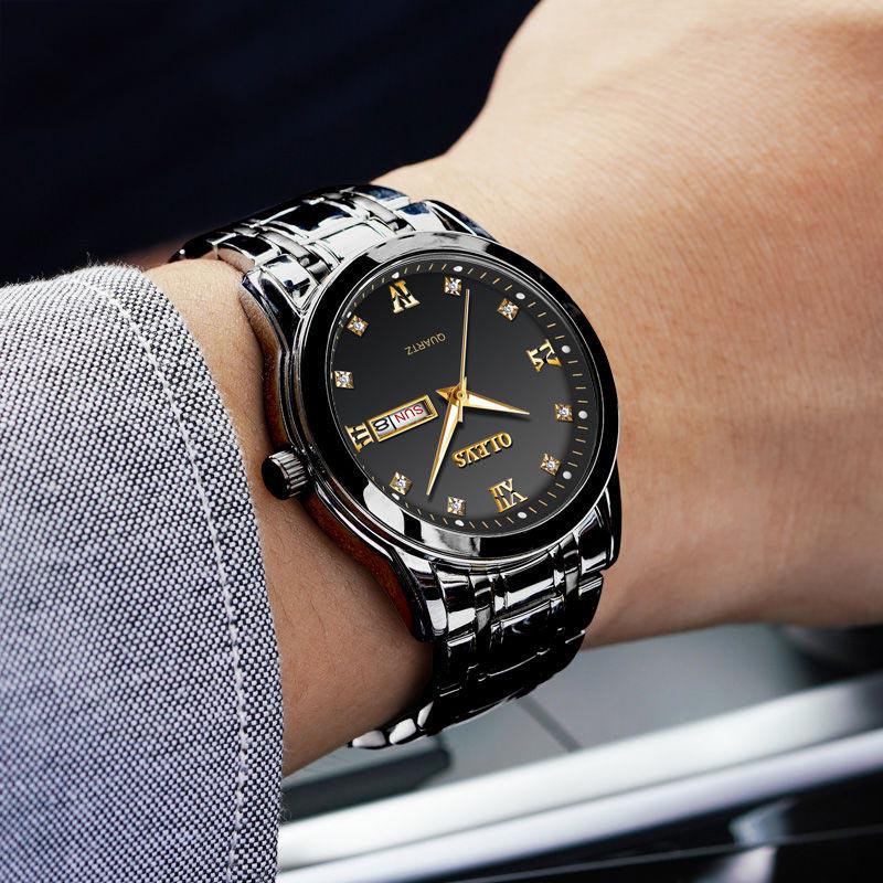 Men Waterproof Stainless Steel Fashion Sport Quartz Watch Clock Mens Watches Luxury Man Wristwatch