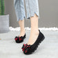 Women's Spring and Summer Soft Bottom Mesh Single Shoes Large Size Shoes Middle-aged and Elderly Mesh Shoes Non-slip Breathable