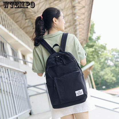 Backpack Fashion Women Oxford Fabric Cute Solid Color Backpack Girls School Bag