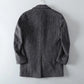 Men's Mid-length Woolen Coat Autumn and Winter Style High-quality Quilted Retro Trendy Coat