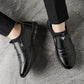 Spring Casual Leather Shoes Soft Bottom Breathable Men's PU Sneakers All Match British Business Lacing Shoes Outdoor Sports Shoes