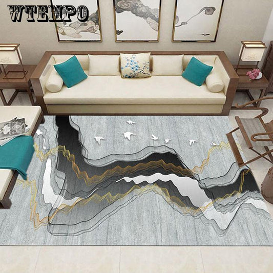 European Style Home Decoration Carpet Comfortable Living Room Anti-slip  Geometric Carpets