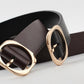 Women PU Leather Adjustable Wide Belt Ladies Fashion Clothing Accessories Waistband