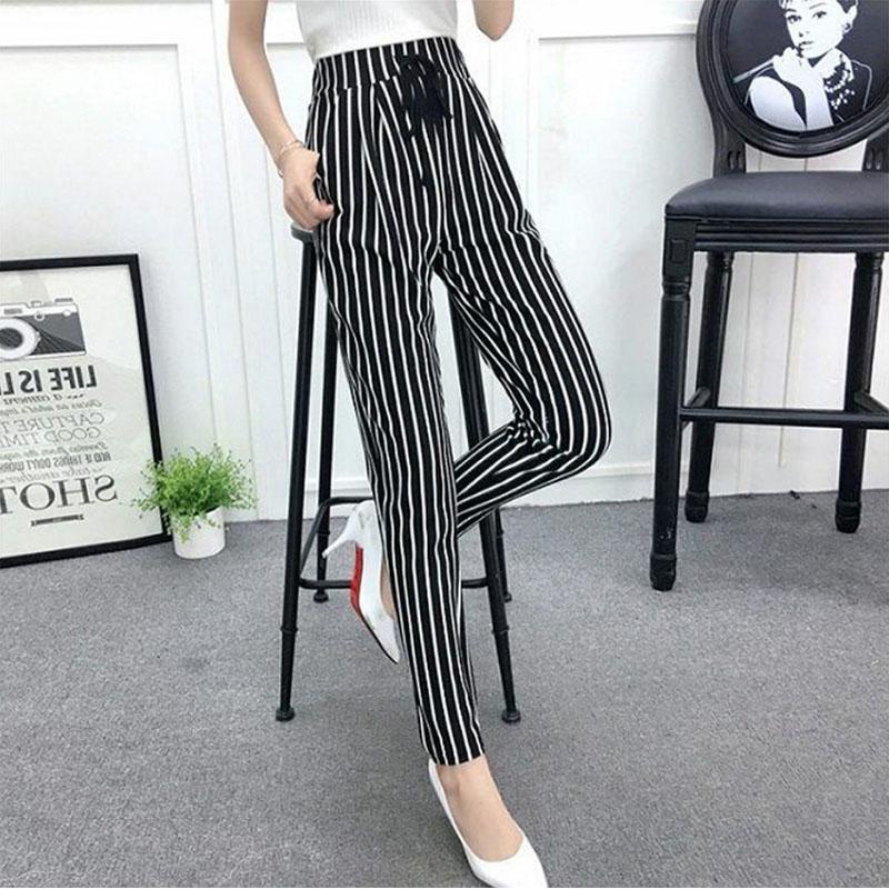 Harem Pants Women's Pants Loose Large Size Ninth Pants Pencil Pants Casual Elastic Pants Elastic Pants