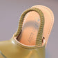 Girls' Sandals Fashion Non-slip Soft Bottom Western Style Small Virgins Wear Solid Color Personality Fungus Slippers