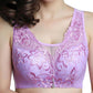 Thin Section Full Cup Tube Top Big Breasts Show Small and Large Size Gathering Breasts Embroidered Beauty Back Support Bra