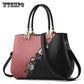 Handbag Women PU Leather Large Capacity Handbag Ladies Message Shoulder Bag