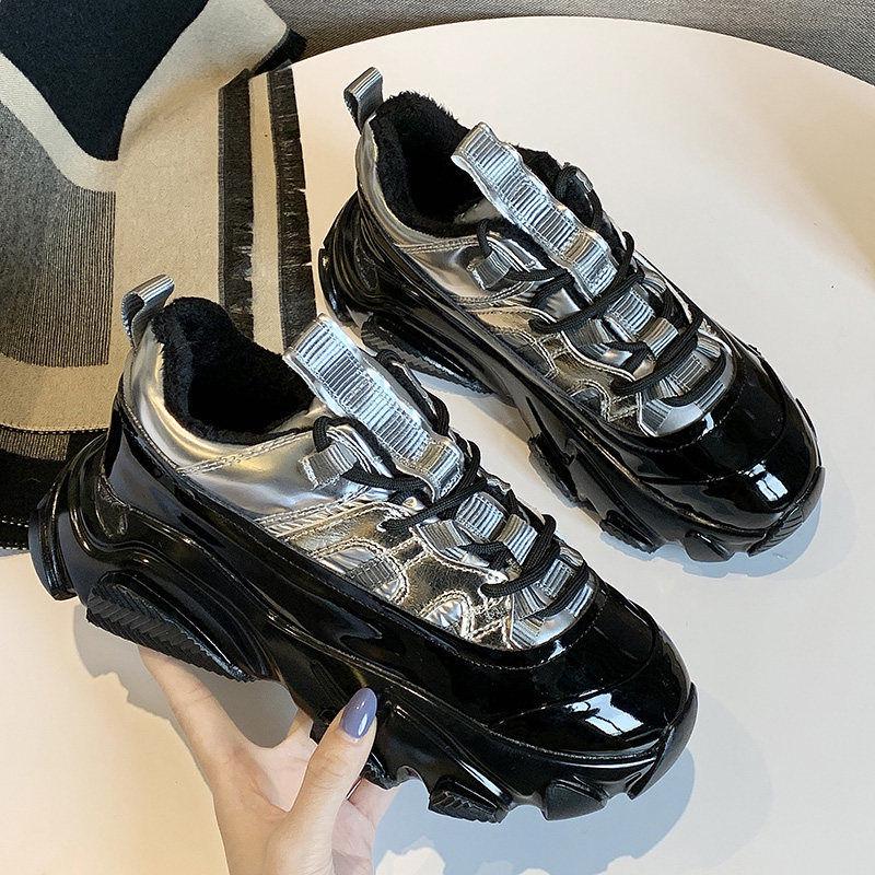 Women Sneakers Casuals Height Increasing Female Chunky Shoes thick-soled sports shoes casual running shoes