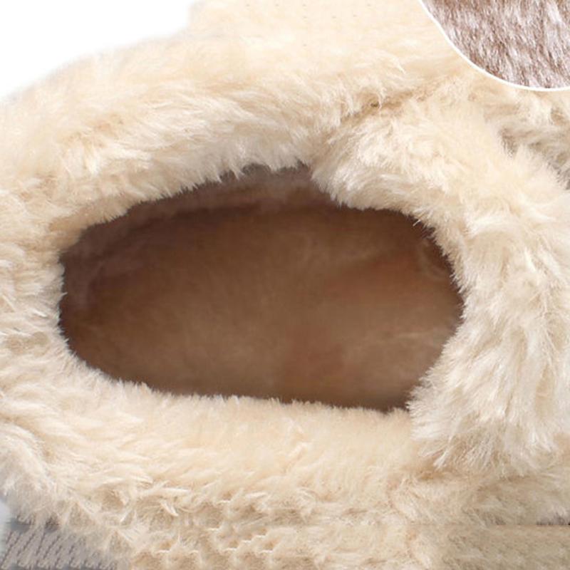 Men's Shoes Winter Plus Velvet Thick Warm Cotton Shoes Men's Casual Leather Cotton Shoes Non-slip Board Shoes Martin Boots
