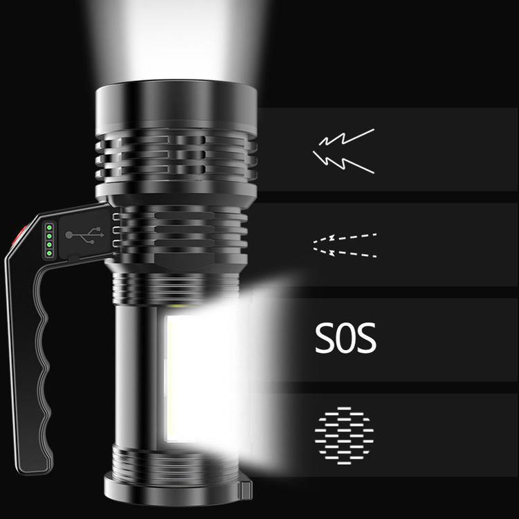 Portable Flashlight Strong Light Rechargeable Outdoor Ultra-bright Long-range Portable Lamp Searchlight