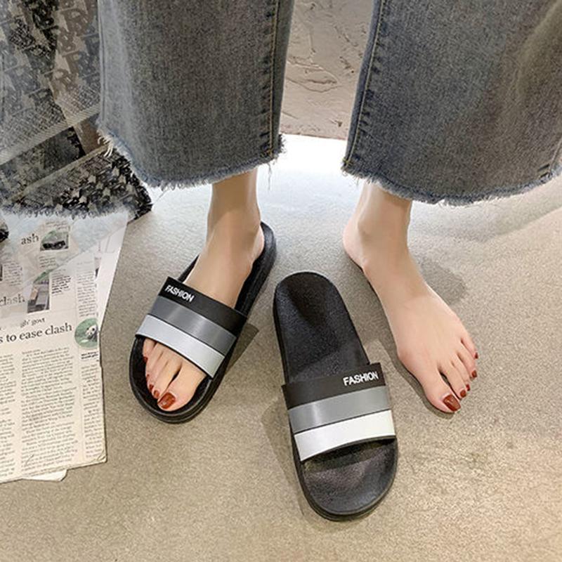 Summer Sandals and Slippers for Home Indoor Home Bathroom Bath Non-slip Plastic Soft Bottom Female Home Slippers It's A Little Bit Smaller
