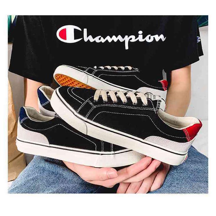 Canvas Fabric Man Sneakers Shoes Slip Resistance Autumn Luxury Men's Casual Shoes Flats Male Vulcanize Shoes Men