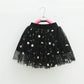 Girl Baby Short Veil Little Daisy Cute and Sweet Printed Embroidery Ruffle Elastic Waist Children's Skirts Princess Tutu A-line Skirt