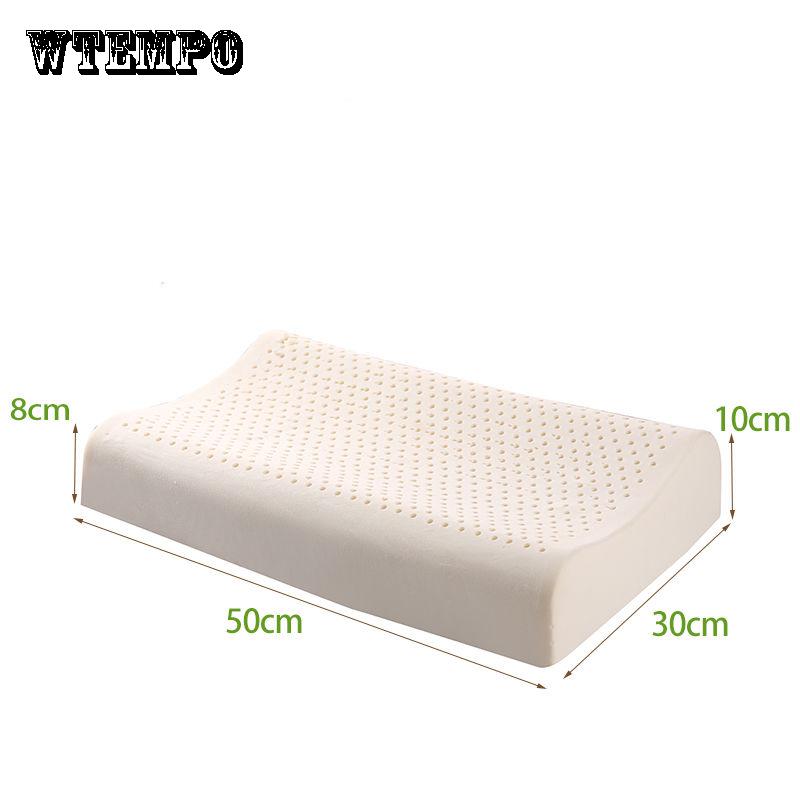 Adult massage pillow Thai natural latex pillow protection cervical rubber memory pillow