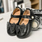 Girls' Small Leather Shoes Spring and Summer Soft Soled Children's Shoes Bowknot Single Shoes Middle Big Girl's Princess Shoes Doudou Shoes