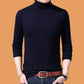 High-necked Men's Sweater Thickened Warmth Pullover Sweater Fashion Slim Sexy Bottoming Shirt for Men